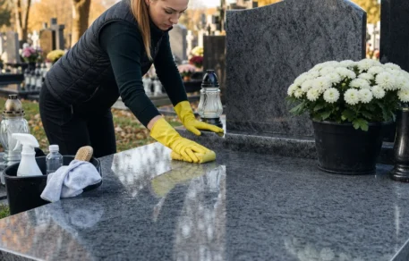 Jak szybko i skutecznie umyć nagrobek przed Świętem Zmarłych?