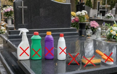 Czego nie używać do mycia nagrobka przed Świętem Zmarłych?